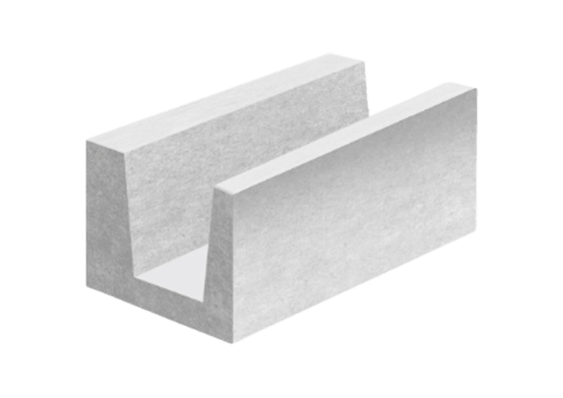 U-блок Н+Н D500 400х250х625 мм